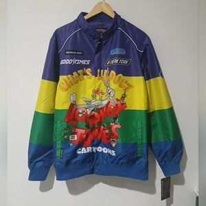 Looney Tunes × Members Only color Block Windbreaker Men's Size: L (NEW)